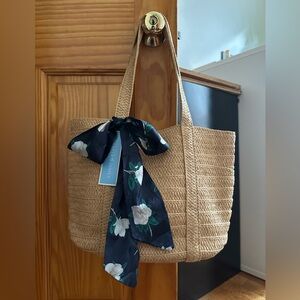 Draper James Everyday Straw bag, Brand New With Tags